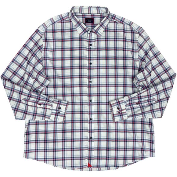 EUC Men's UNTUCKit Baron Wrinkle Free Button Down Long Sleeve Plaid | Size XXL - Picture 2 of 11